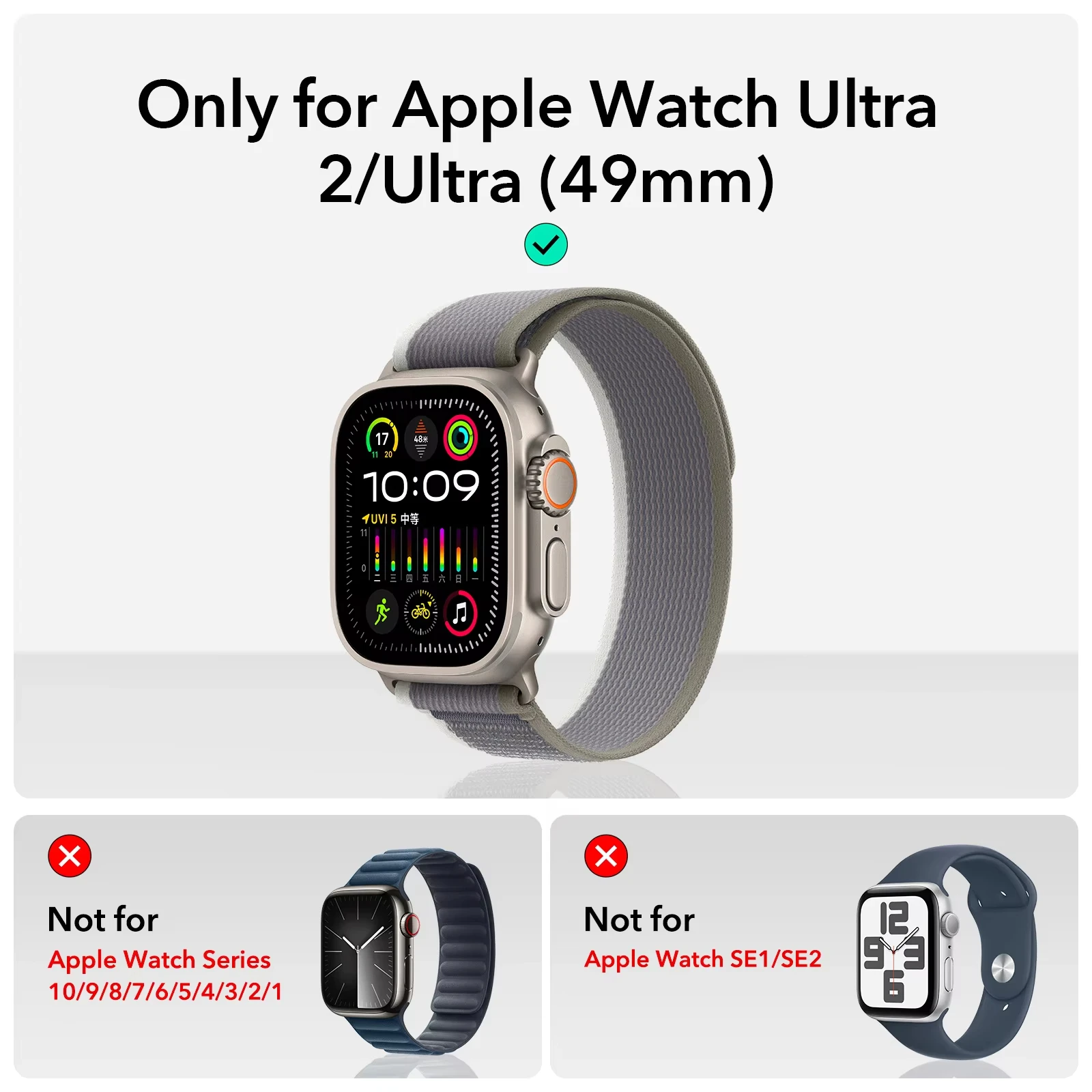 Old01G TPU Soft Smartwatch Clear Protective Film Cover Guard 49 mm Screen Protector Military Grade Protection Tempered Glass