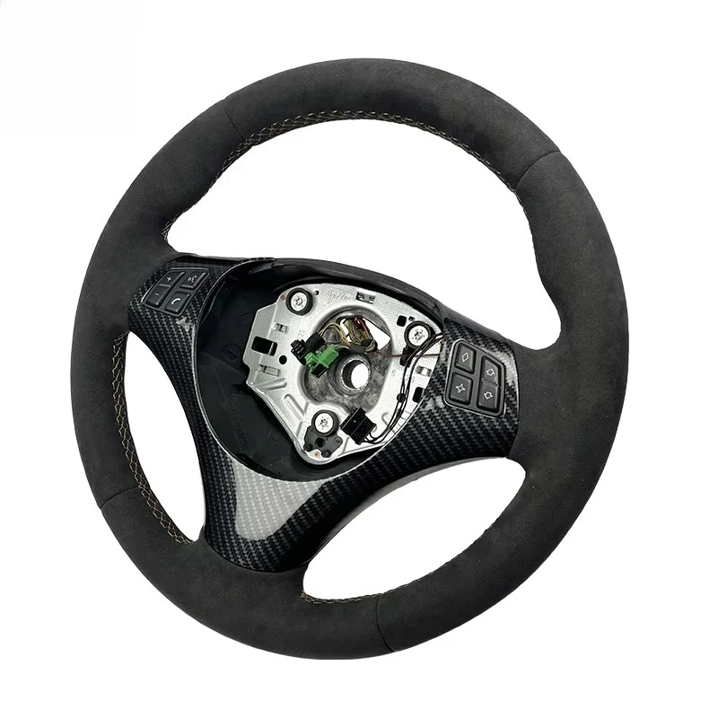 

70 ZC-E70-P1 HJX Black Modified Leather Steering Wheel
