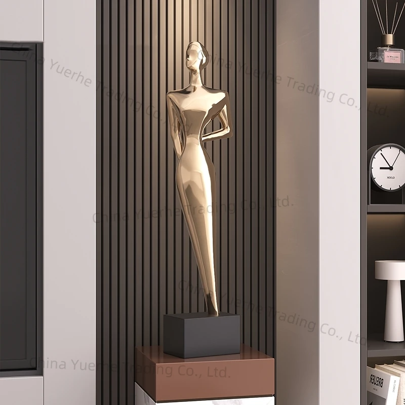 

Home Decor Abstract Girl Statues Desktop Ornament Office Decorative Sculptures Small Statue Study Art Ornaments Indoor Figurine