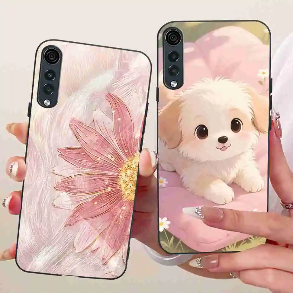 New Beautiful Patterns For LG Velvet 4G LMG910EMW Case Silicone TPU Black Cover For LG velvet 5G Velvet 5G UW 6.8" Bumper Shell view 5