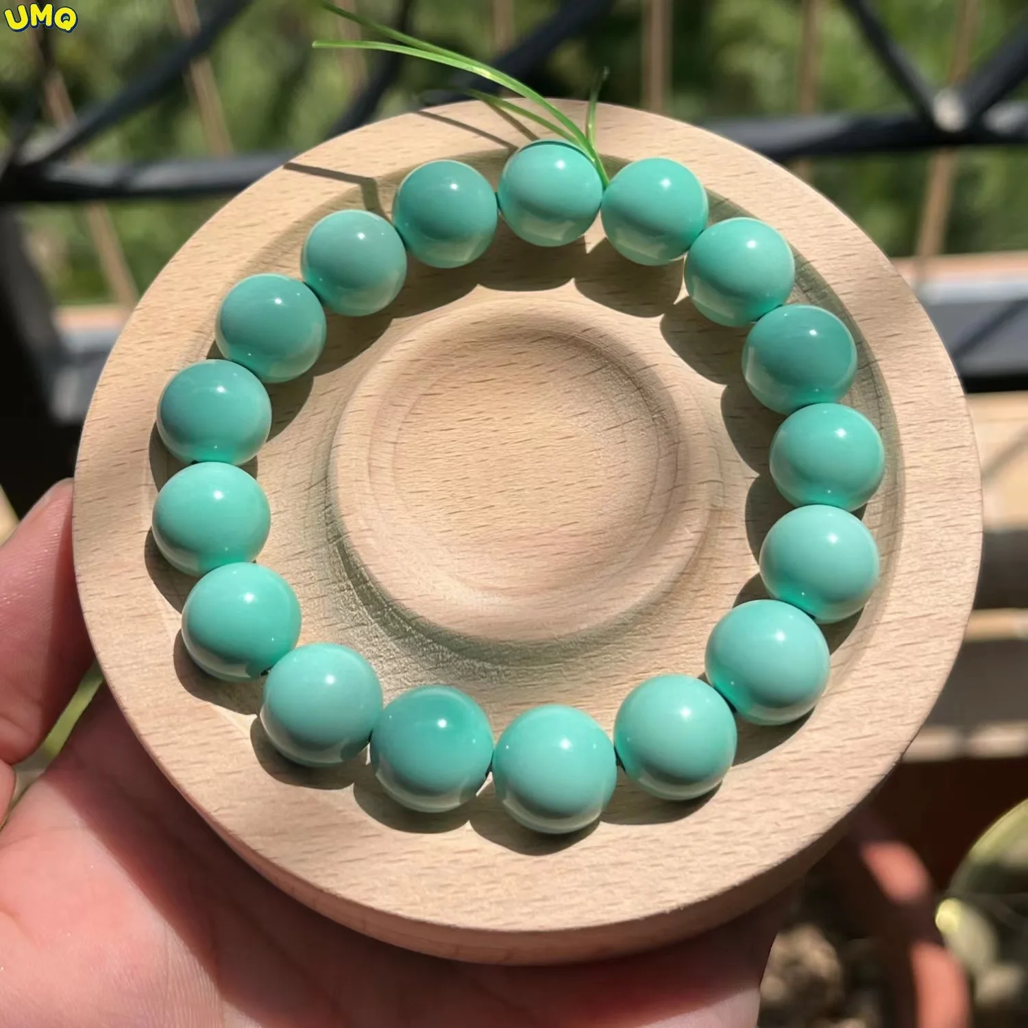 

Optimize Turquoise High Porcelain Green Round Bead Bracelet 108 Loose Plates Play Color Changing Buddha Diy Accessories