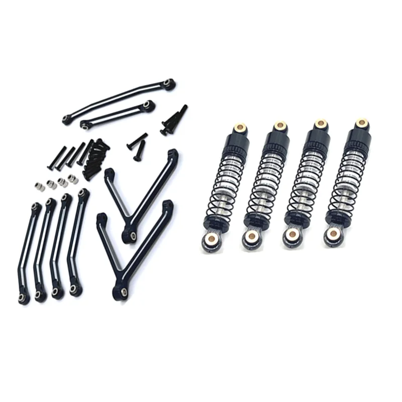 Kit de amortecedor de pressão de óleo para atualização de carro RC para FMS 1/24 FCX24 RC acessórios de atualização de carro