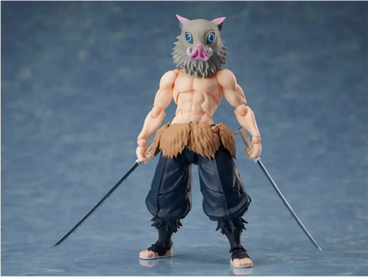 

100% оригинал Aniplex BUZZmod Inosuke Hashibira Kimetsu No Yaiba Demon Slayer Фигурки Модель игрушки Brinquedos Figura