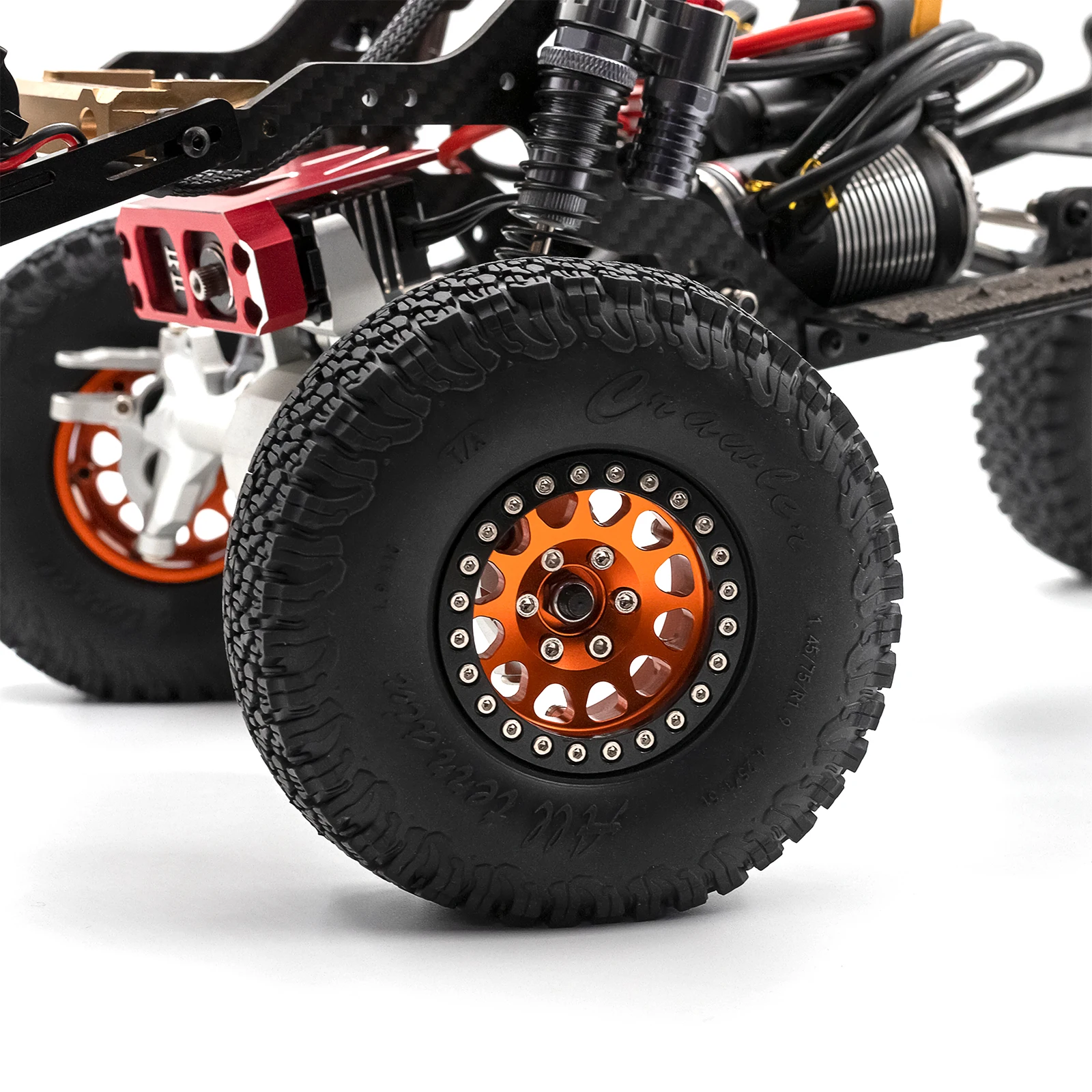 4Pcs 1.9 Tires Fine texture Claw Mud Terrain Wheel Tires  110*45mm for 1/10 RC Crawler Axial SCX10 90046 AXI03007 TRX4  KO3