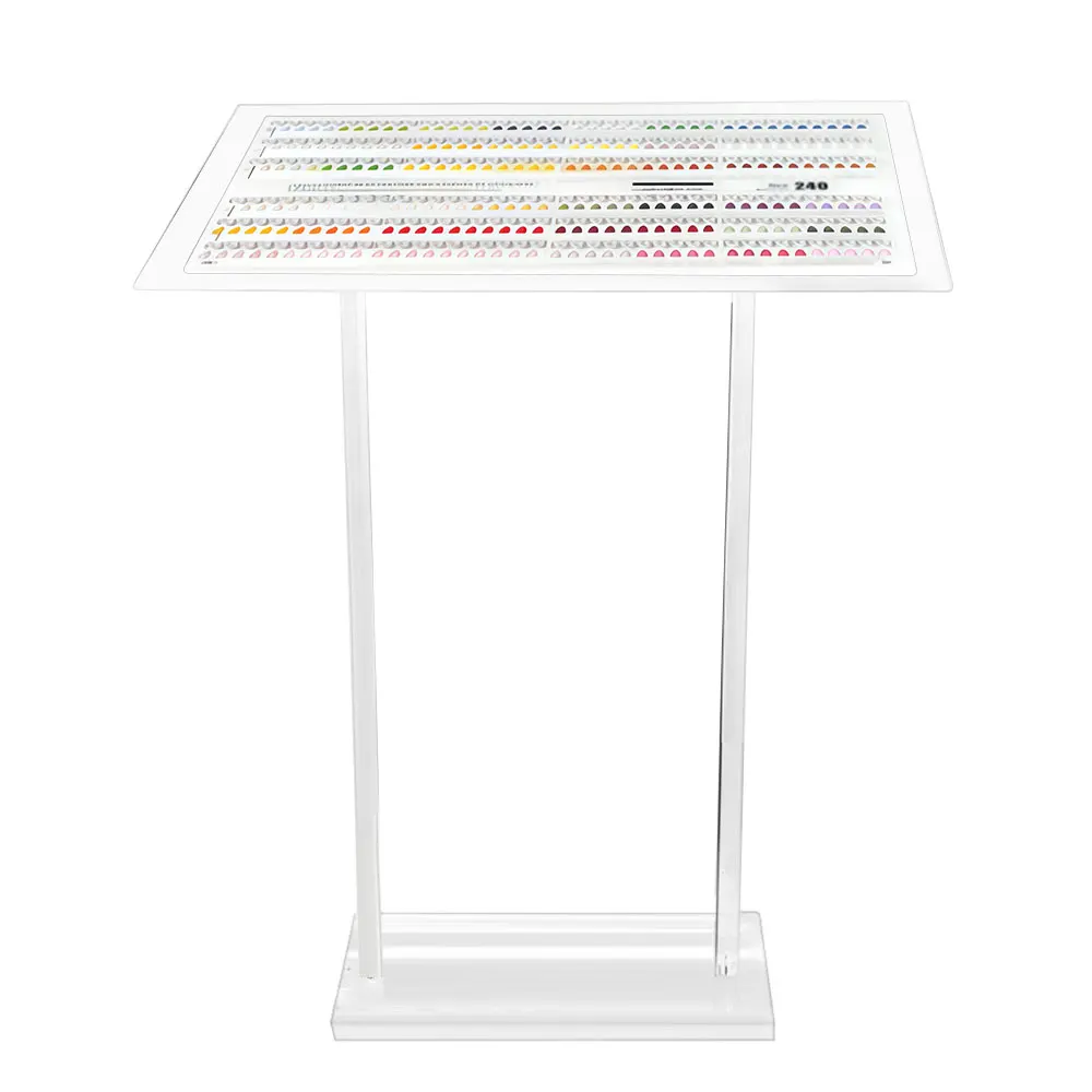 Nail Enhancement Contrast Color Plate High-end Acrylic Removable 240 Color Nail Polish Gel Embedded Sample Display Book