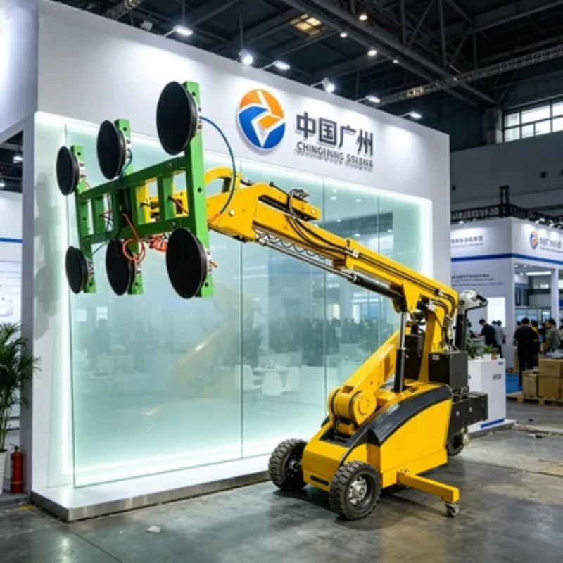 Glass Installation Robot Glass Lifter Suction Cup Glazing Equipment Glass Installation Robot 400kg for Construction Site CE ISO