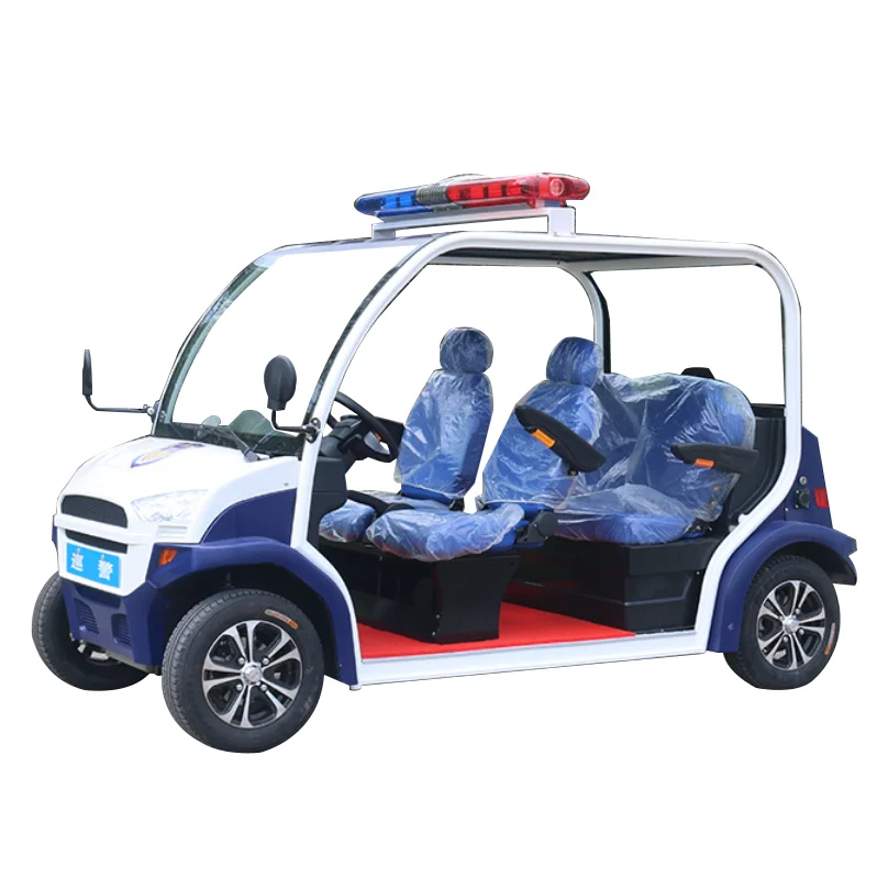 Véhicule de patrouille électrique haute portée personnalisable, chariot de Golf sans bruit et sans Pollution pour voyage, patrouille, Bus touristique, voiture, 2024