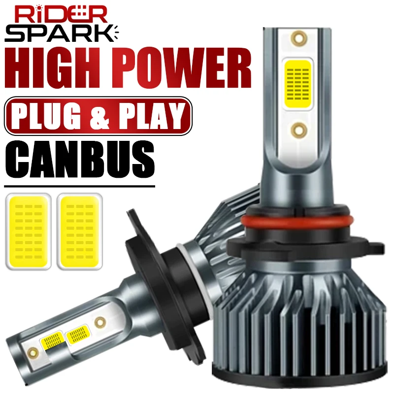 

2Pcs LED H4 H7 Car Headlight H1 LED Bulb H8 H11 H9 9005 HB3 9006 HB4 H3 9012 HIR2 Led Lights 20000LM Turbo lampada 12V 6000K 24V