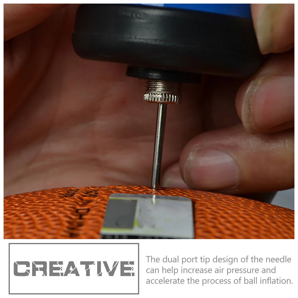 

200 Pcs Inflation Needle Needles for Sports Balls Pump Football Basketball Inflator Air Stainless Steel