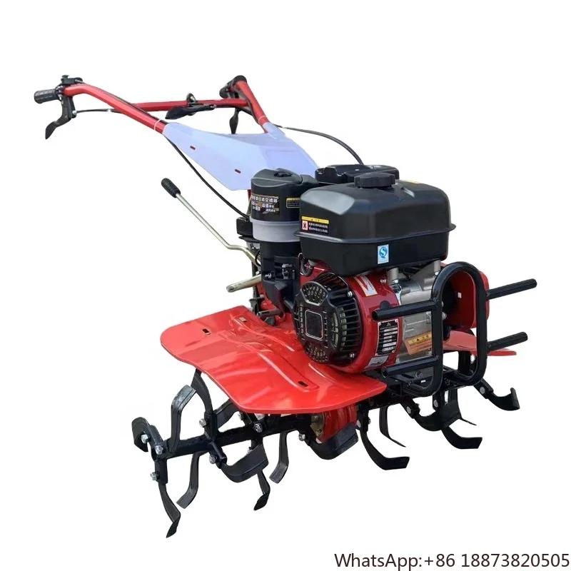 gasoline engine directly multifunctional mini power tiller cultivator garden farm machinery