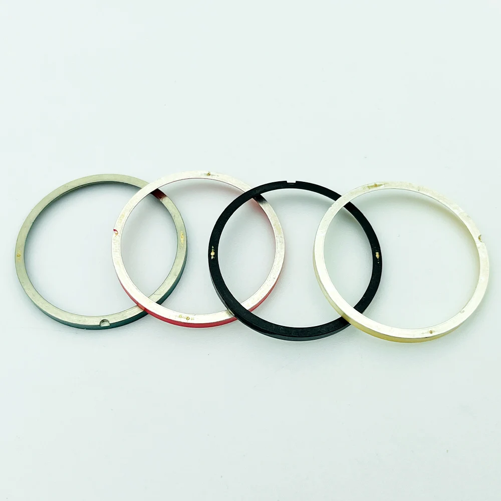 31.4mm Copper Chapter Ring fit For Samurai 6105 6309 Turtle Abalone LX Watch Case NH35 Diver Watch Case Inner Ring