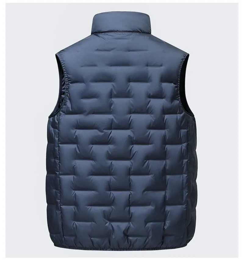 سترة جديدة للخريف والشتاء لركوب الدراجات في الهواء الطلق والجري وصيد الأسماك متعددة الاستخدامات وعصرية للرجال بياقة واقفة سترة دافئة للأسفل