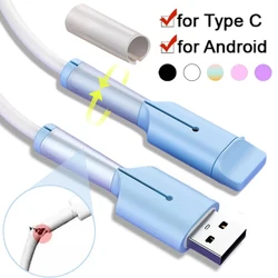 Cable Protector Silicone USB Type C Dustproof Cover Anti-break Protective Sleeve For iPhone 15 Xiaomi Huawei OPPO VIVO Data Line