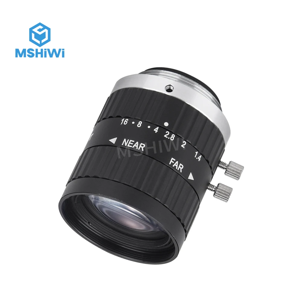 3MP FA Ống Kính Tiêu Cự Cố Định 12Mm C Mount 2/3 "F1.4 Bằng Tay Iris Công Nghiệp Ống Kính Với Camera thị Giác Máy Công Nghiệp Camera