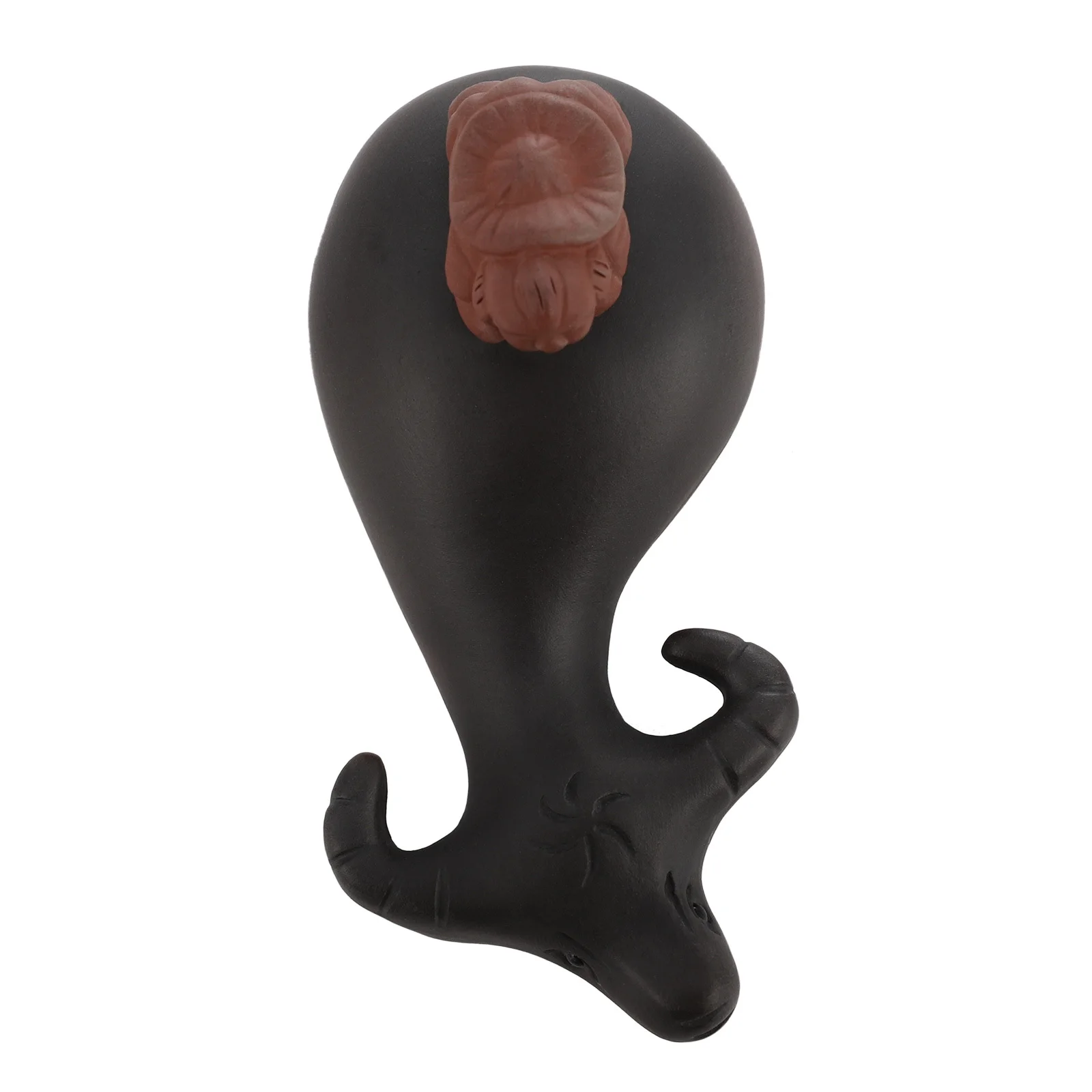 

Exquisite Bull Zisha Tea Pet Lovely Decorative Tea Pet Adornment for Home Office Table Fengshui Decoration Accessory