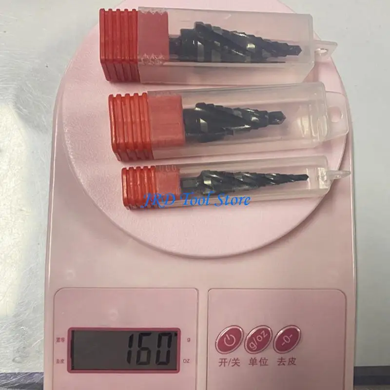 

A2UD 3Pcs Step Drill Bit High Speed Steel Drill Bits for Hole Drilling