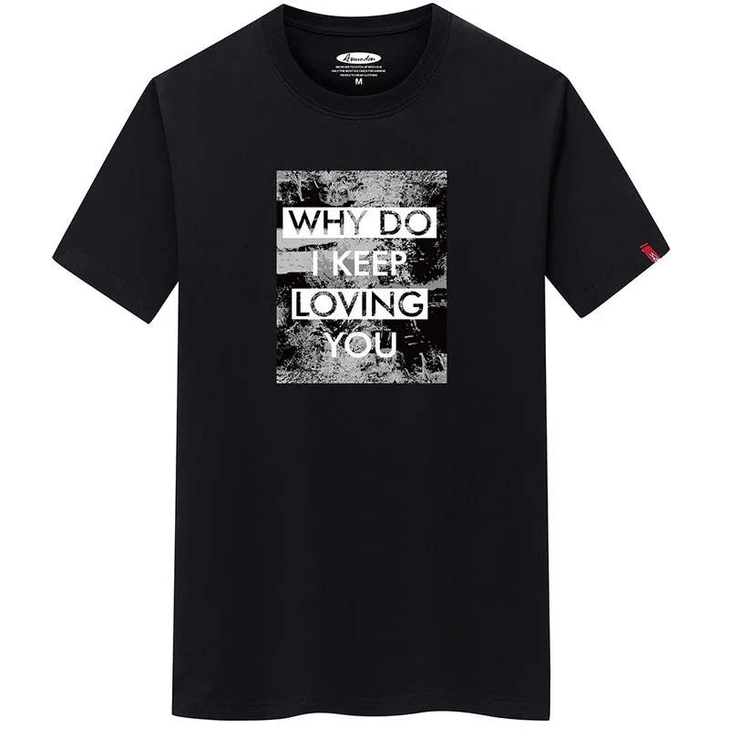 JFUNCY Men's 100% Cotton Summer Short Sleeve T-Shirt Customizable Design Hand-Painted Unique Fashion Basic Fit Tee