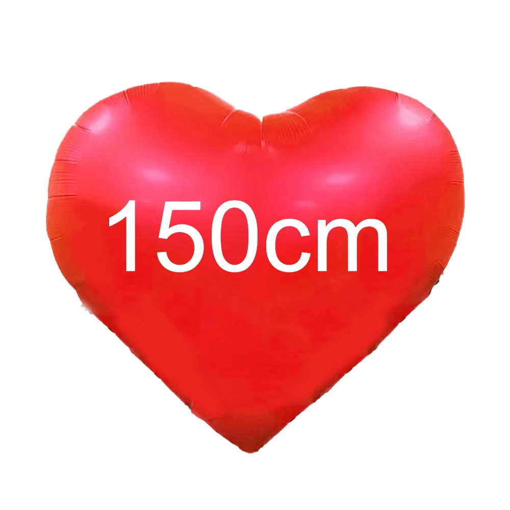 150cm Huge Heart Balloons Spanish I Love You Large Heart Shaped Balloons for Wedding Engagement Valentine's Day Backdrop Decor