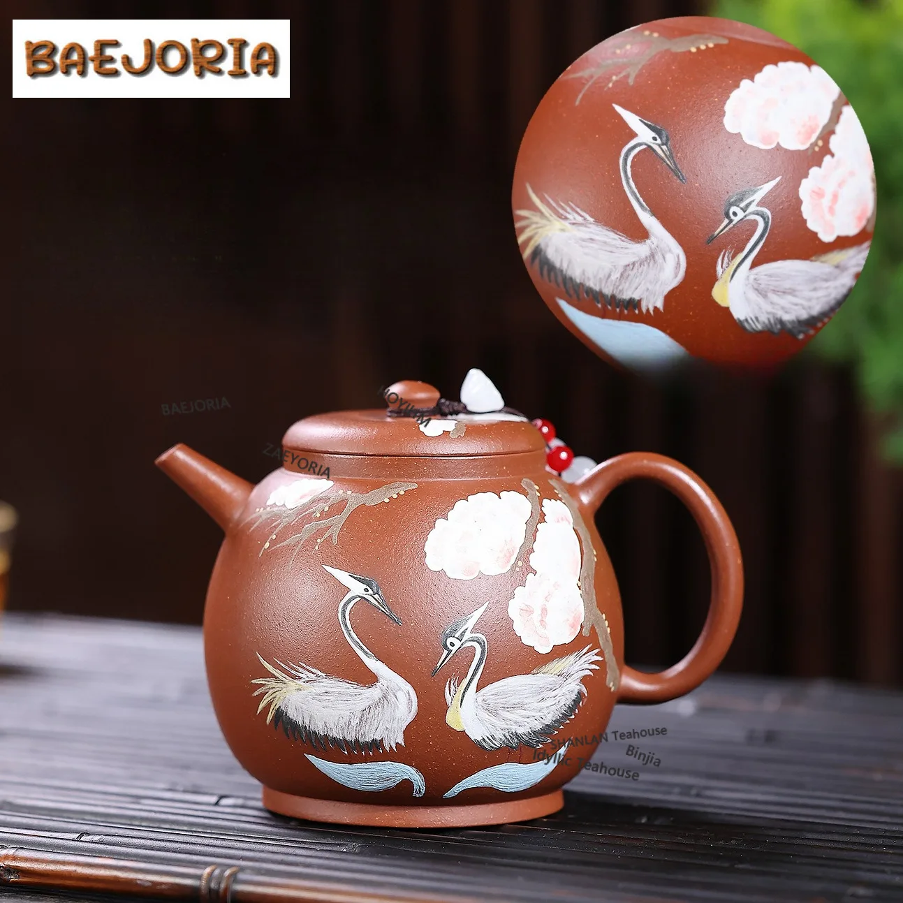 350ml Creative Yixing Purple Clay Teapots Handmade Goose Pot Raw Ore Downhill Mud Kettle Zisha Tea Set Cafes Accessories Gifts