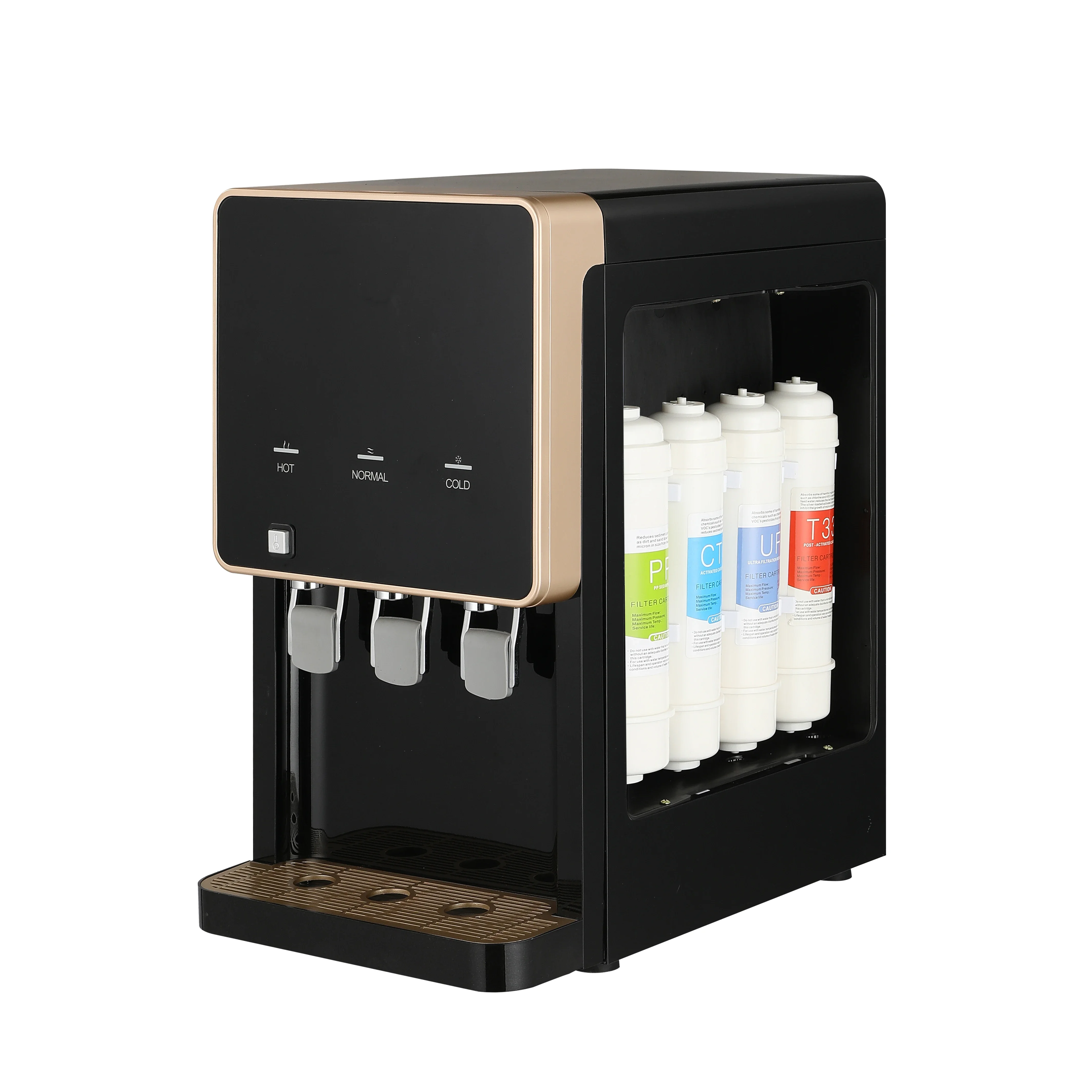 

Bottleness POU water purifier dispenser connected with tap water directly self-purified water