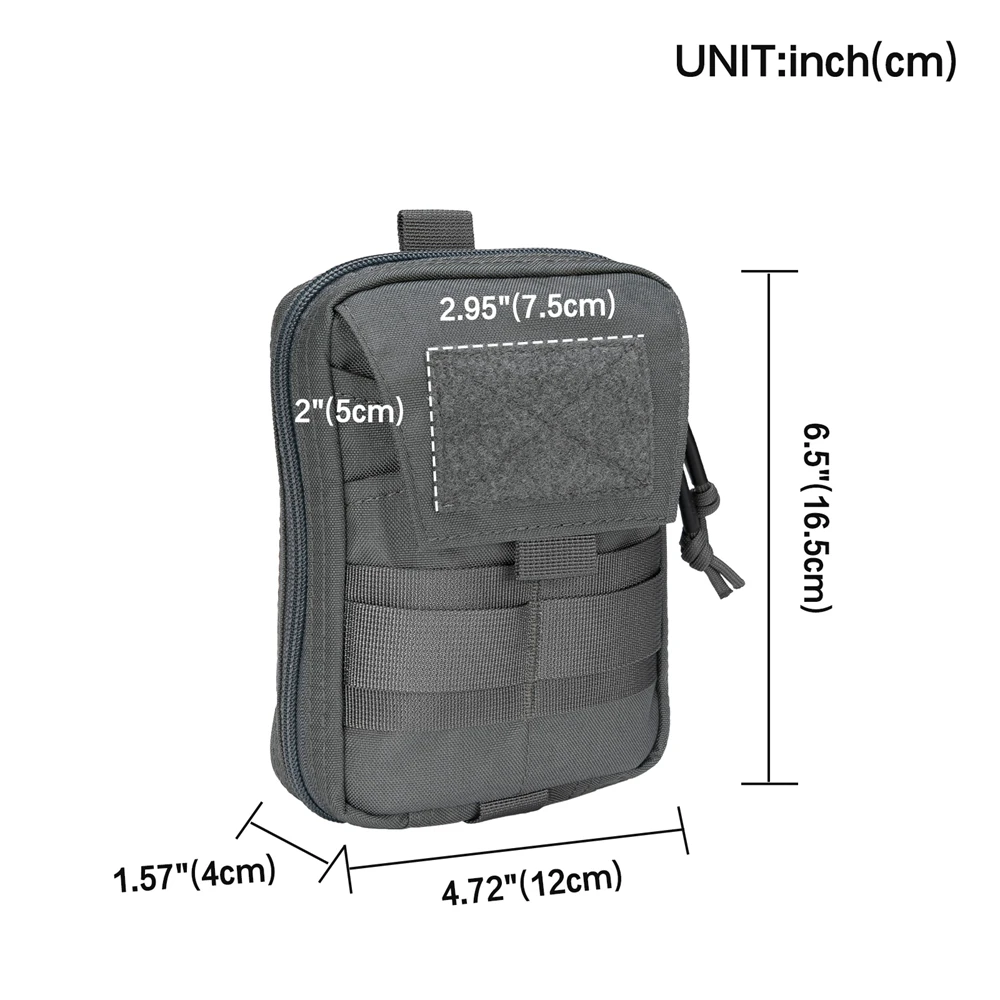 Riñonera táctica MOLLE EDC para emergencias y herramientas esenciales - imagen 2