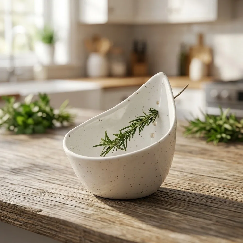 Herb Spice Divided Serving Bowl Multi Compartment Sorting Vessel Kitchen Food Prep Container Storage Dish Home Cooking Accessory
