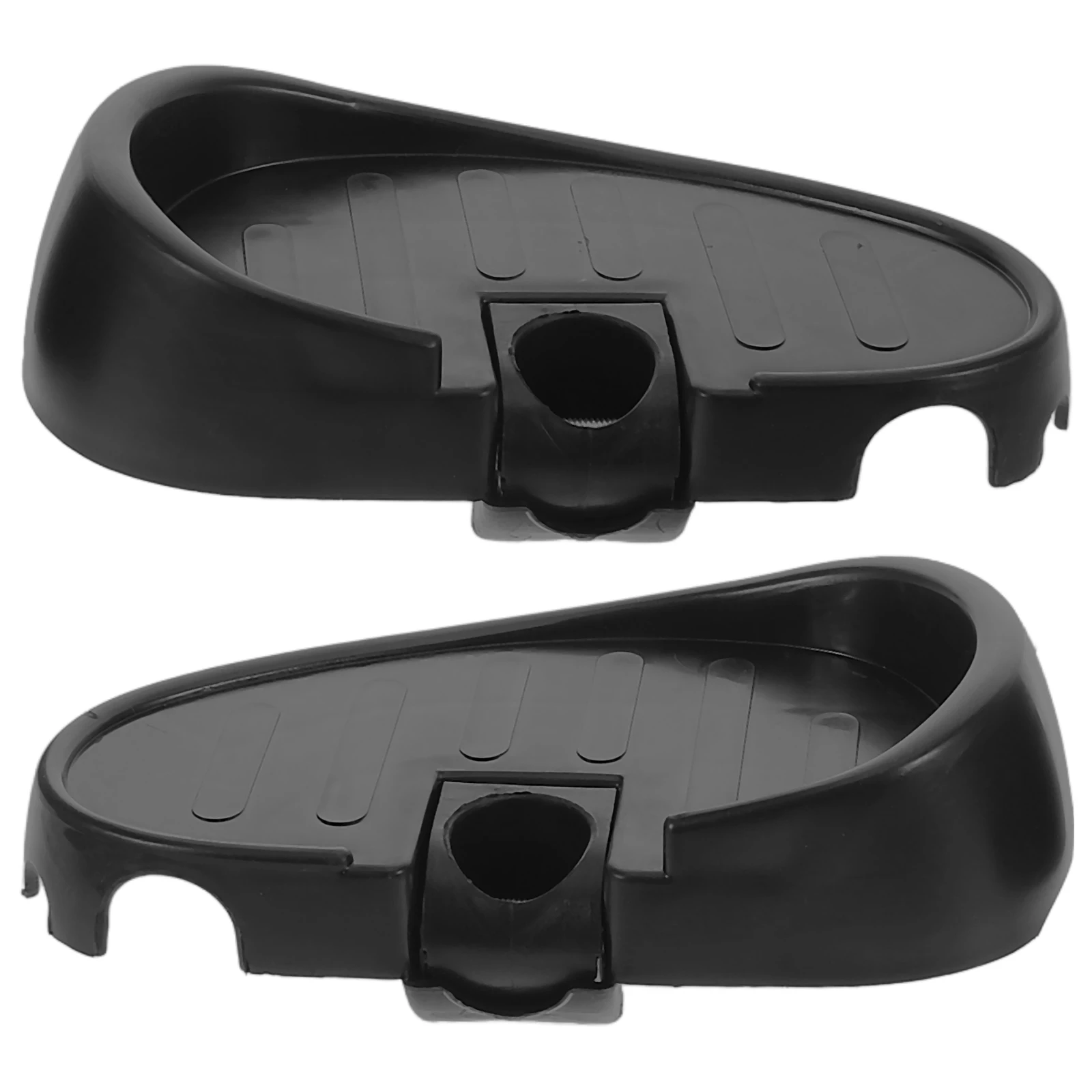 

2 шт. детали подставки для ног для детей, педали для трехколесного велосипеда, детская коляска, черная замена, прочный противоскользящий дизайн, комфортная безопасность для детей