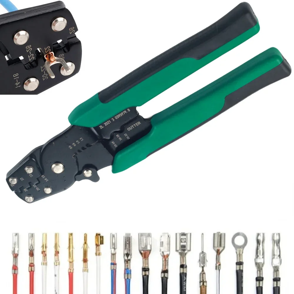 1Pcs Multi-functional Decrustation Pliers Wire Stripper Hand Tools Crimper Cable Cutter Stock item Crimping Pliers Tools