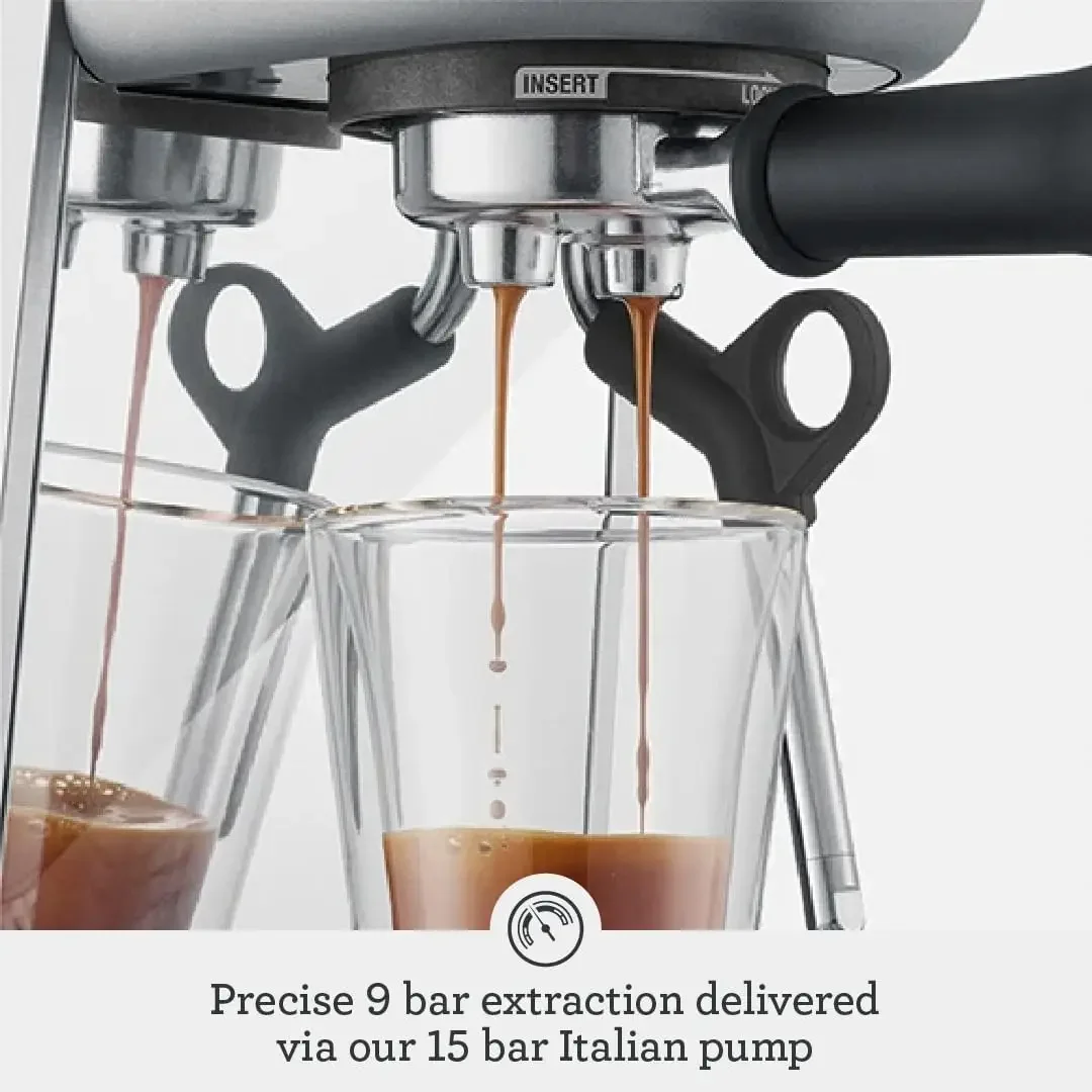 Máquina de café expreso con Espumador de leche automático, máquina de café expreso con calentamiento en segundos, capuchino y Latte, The Bambino Plus