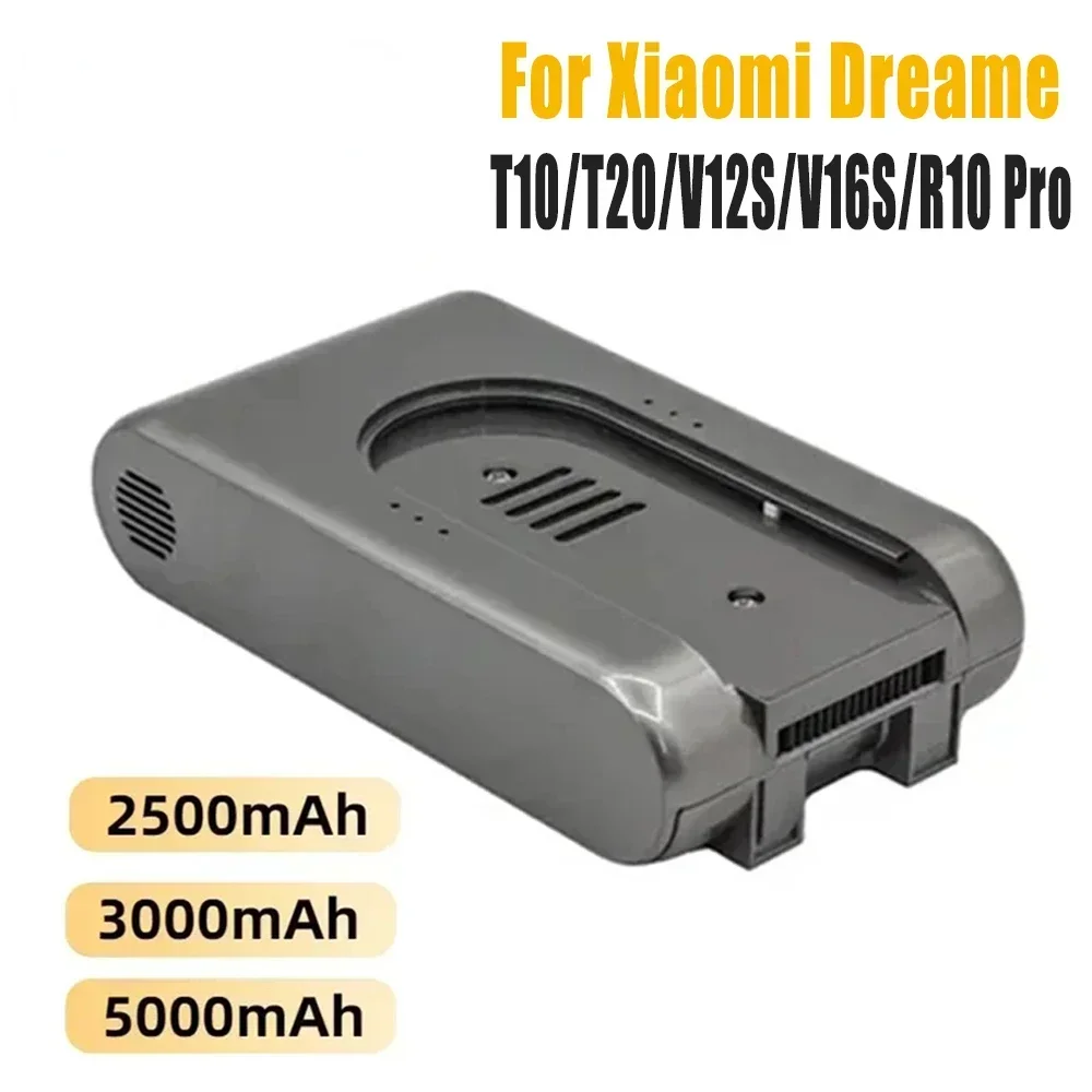 Replacement for Xiaomi Dreame T10 T20 R10Pro V12S V16S Cordless Vacuum Cleaner,Vacuum Accessories 18650 LI ion Battery Pack