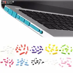 12pcs Rubber Anti-Dust Plug Dustproof Cover Stopper Colorful Soft Silicone Dust Plug for Macbook Air 13