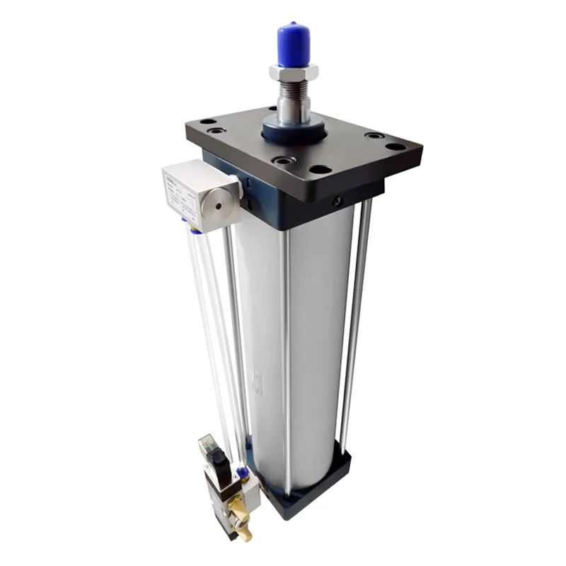 Sales Stainless Steel Piston Cylinder Dust Removal Pneumatic Double Action 125mm Bore 400mm Stroke