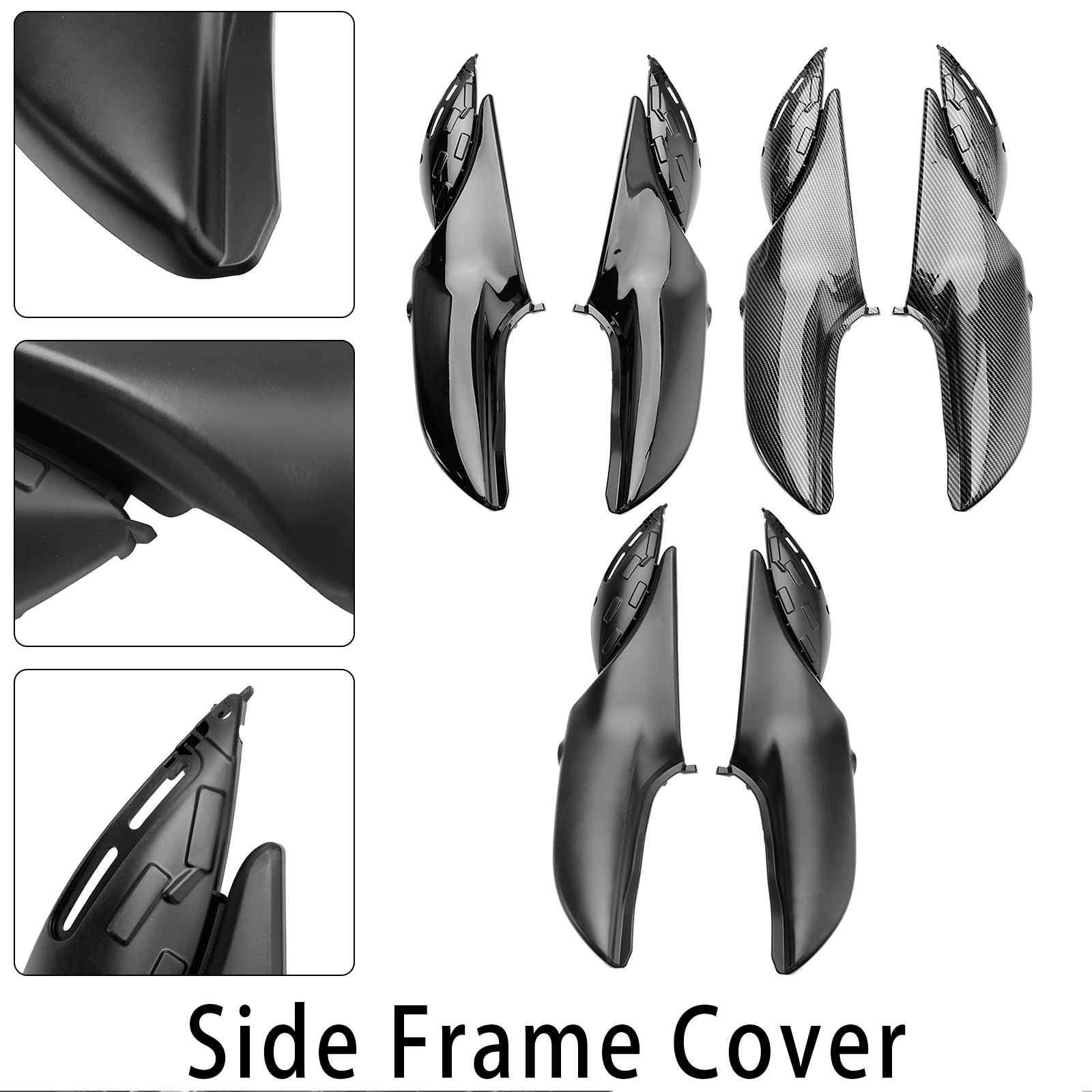 Side Frame Panel Protector Fairings Cover for Kawasaki Z900RS 2018 2019 2020 2021 2022 2023 2024