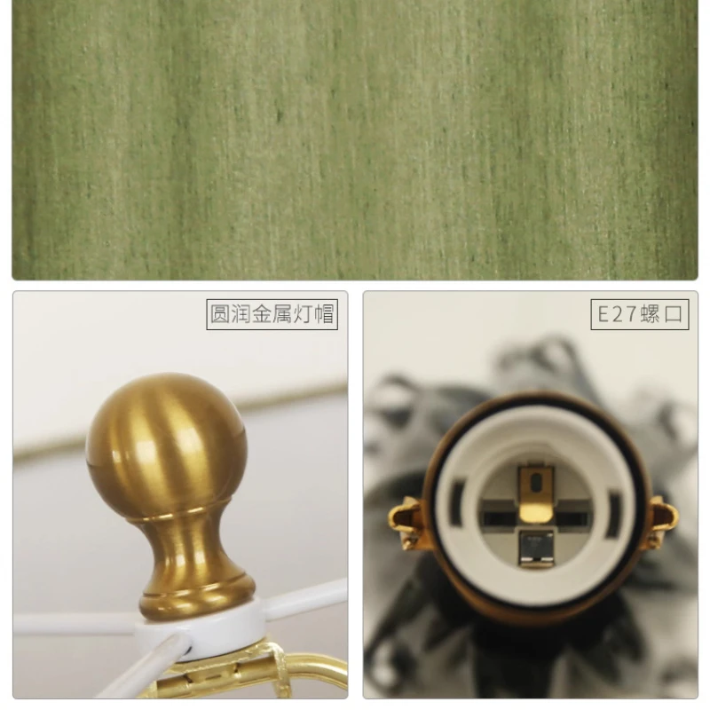 Creative Nordic Table Lamp, Light Luxury Bedroom Bedside Lamp, Decorative Living Room Glass Table Lamp Home decoration