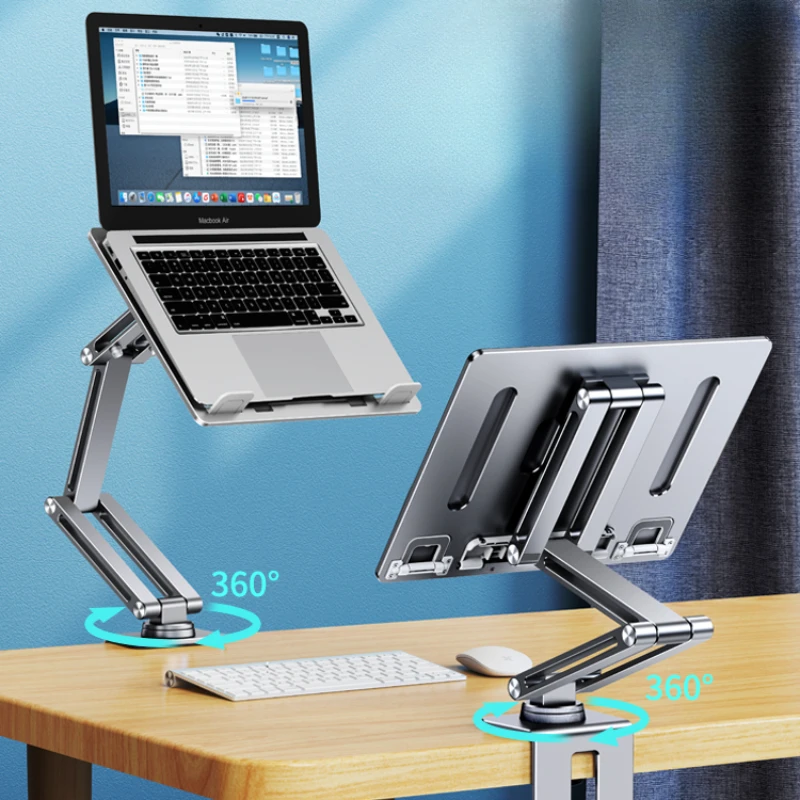 

Rotatable mechanical arm notebook bracket lifting adjustment cantilever heightening computer support bracket aluminum alloy