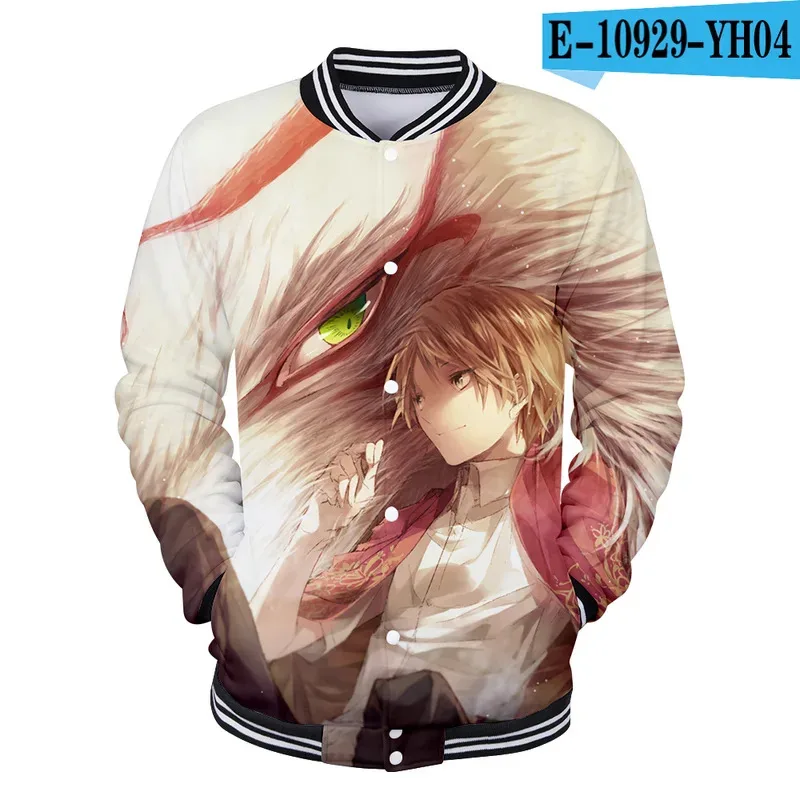 ซิซิ 2233 อะนิเมะ'หนังสือของเพื่อนคอสเพลย์เบสบอลผู้ชายเสื้อแจ็คเก็ตบอมเบอร์สตรีทฮิปฮอป Natsume Yuujinchou เบสบอล