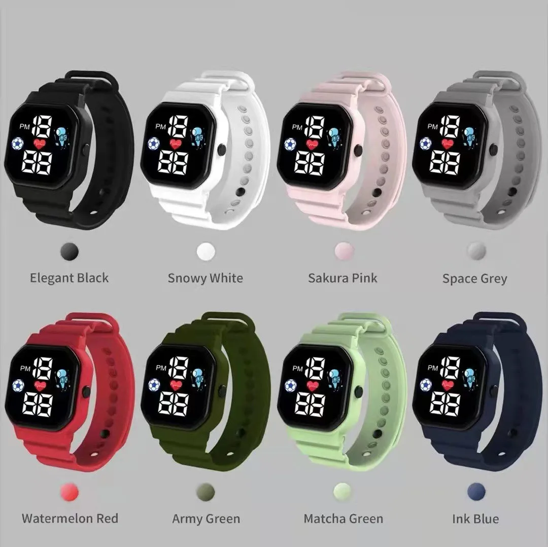 Sport Electronic Watch for Men Women Kids Simple Waterproof Men's LED Digital Watch Fashion Luminous Lover Watches Reloj Digital