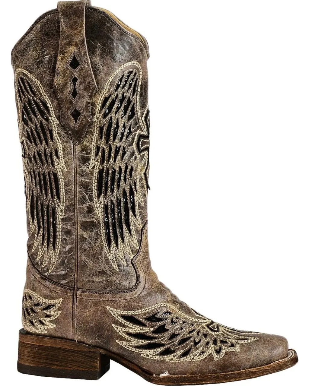 Retro Cowboy Totem Boots Embroidered High-Top Fashion Mid-Calf Botines Thick Heel Square Toe Knight Botas Femininas