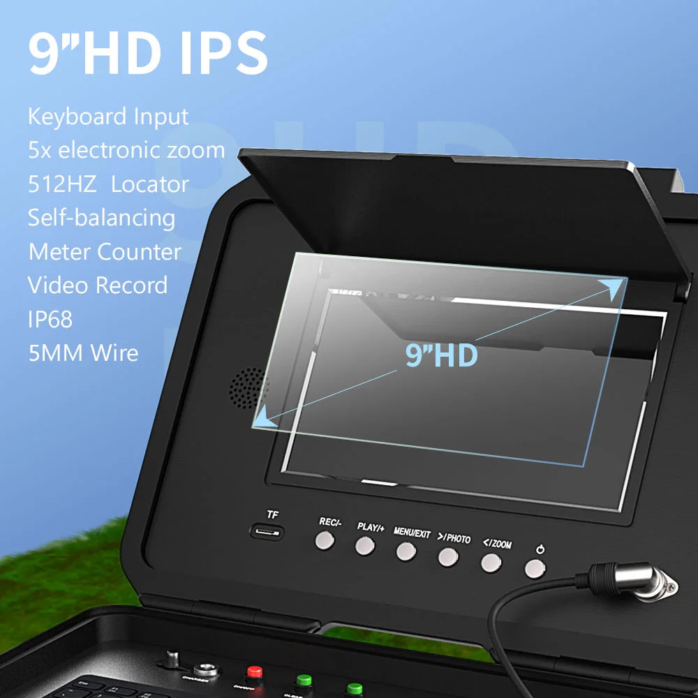 Sewer Pipe Inspection Camera with 512HZ 9