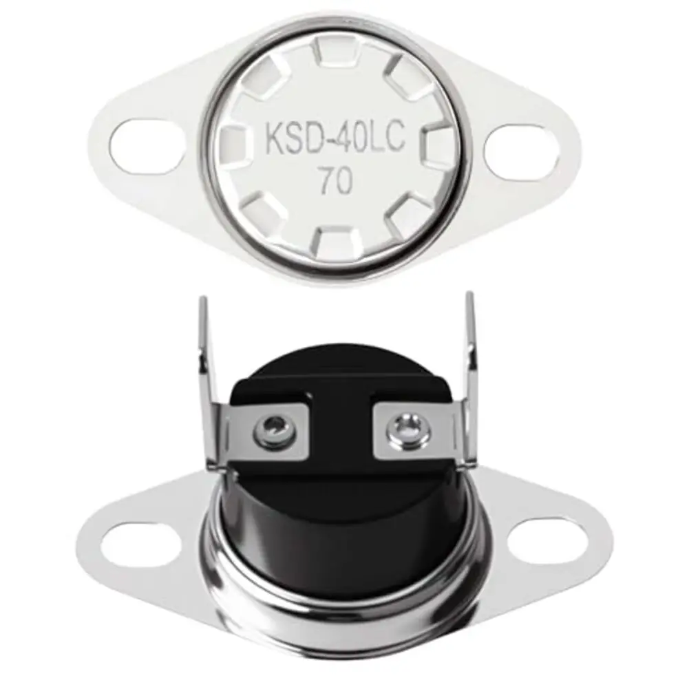 KSD-40LC 70 Thermostat Thermal Fuse Switch Normally Closed KSD-40LC 70Thermostat Thermal Fuse Switch For GE Microwave Ovens