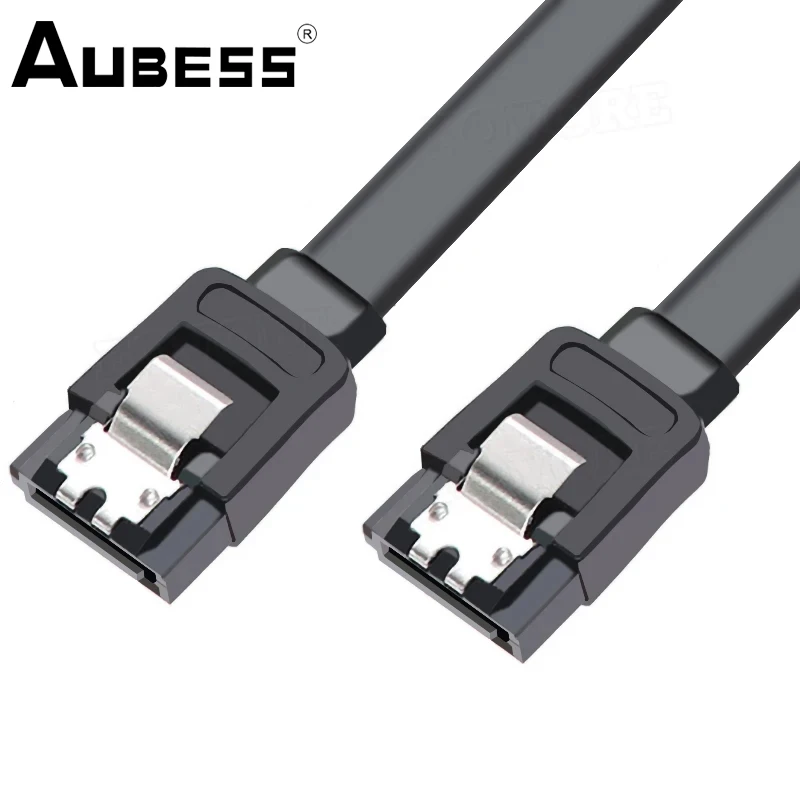 SATA 3.0 III 6Gb/s 40cm Hard Disk Drive Data Serial ATA Straight Cable SATA 3 Cable 26AWG For SSD HDD Cord Line 7pin Sata Cable