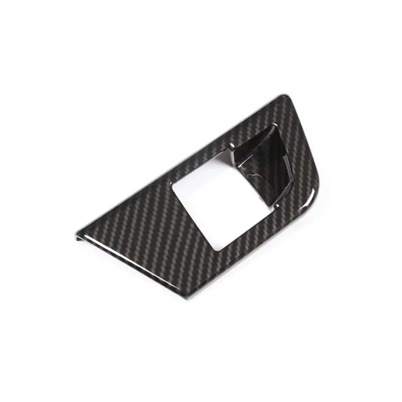 For Alfa Romeo Giulia Stelvio 2016-2019 Car Interior P Button Electronic Handbrake Frame Cover Trim ABS Carbon Fiber