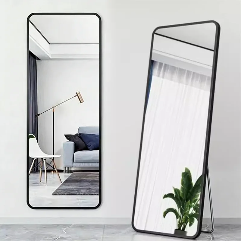 YFY Ganzkörperspiegel, bodenlang, für den Haushalt, wandmontiert, für Internet-Prominente, Mädchenzimmer, einfache Montage