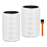 Replacement Air Purifier Filter For Blueair Blue Pure 411,411+ And Auto Mini Air Purifier,HEPA& Activated Carbon Filter