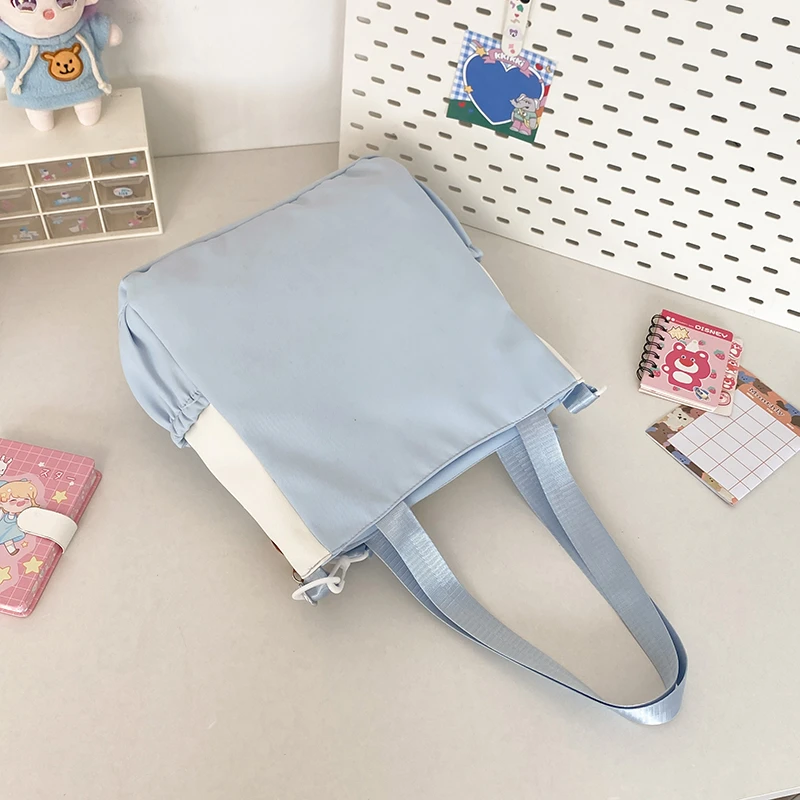 Bolso escolar personalizado para niñas y niños, bolsa cruzada de gran capacidad, sólido, Visible, conveniente, gran oferta, 2024