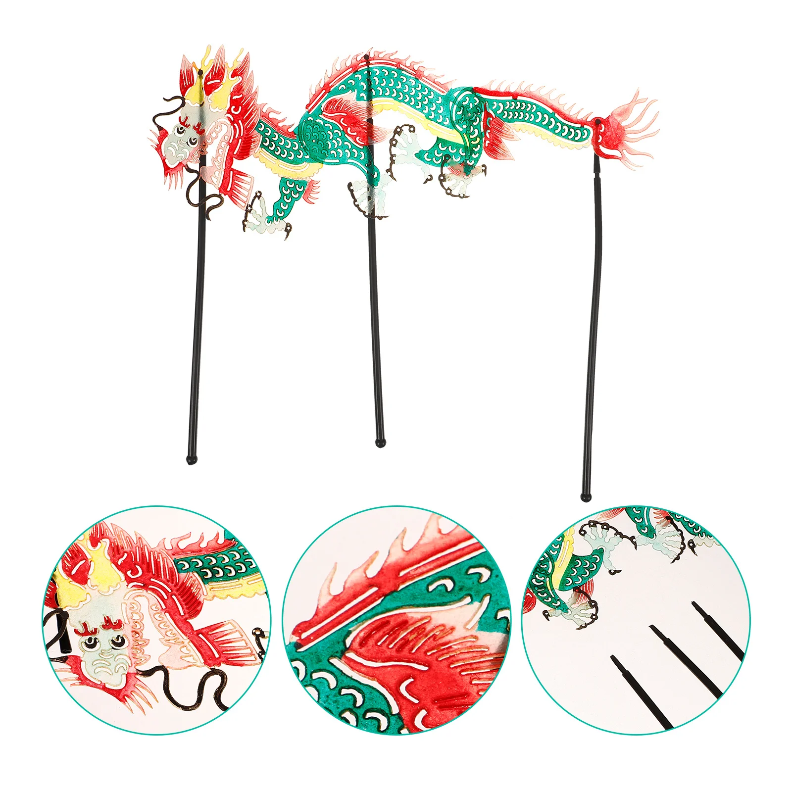 مجموعة ظلال مصنوعة يدويًا، دعائم ورقية آمنة ومتينة للأطفال لفهم الثقافة التقليدية واللعب الإبداعي