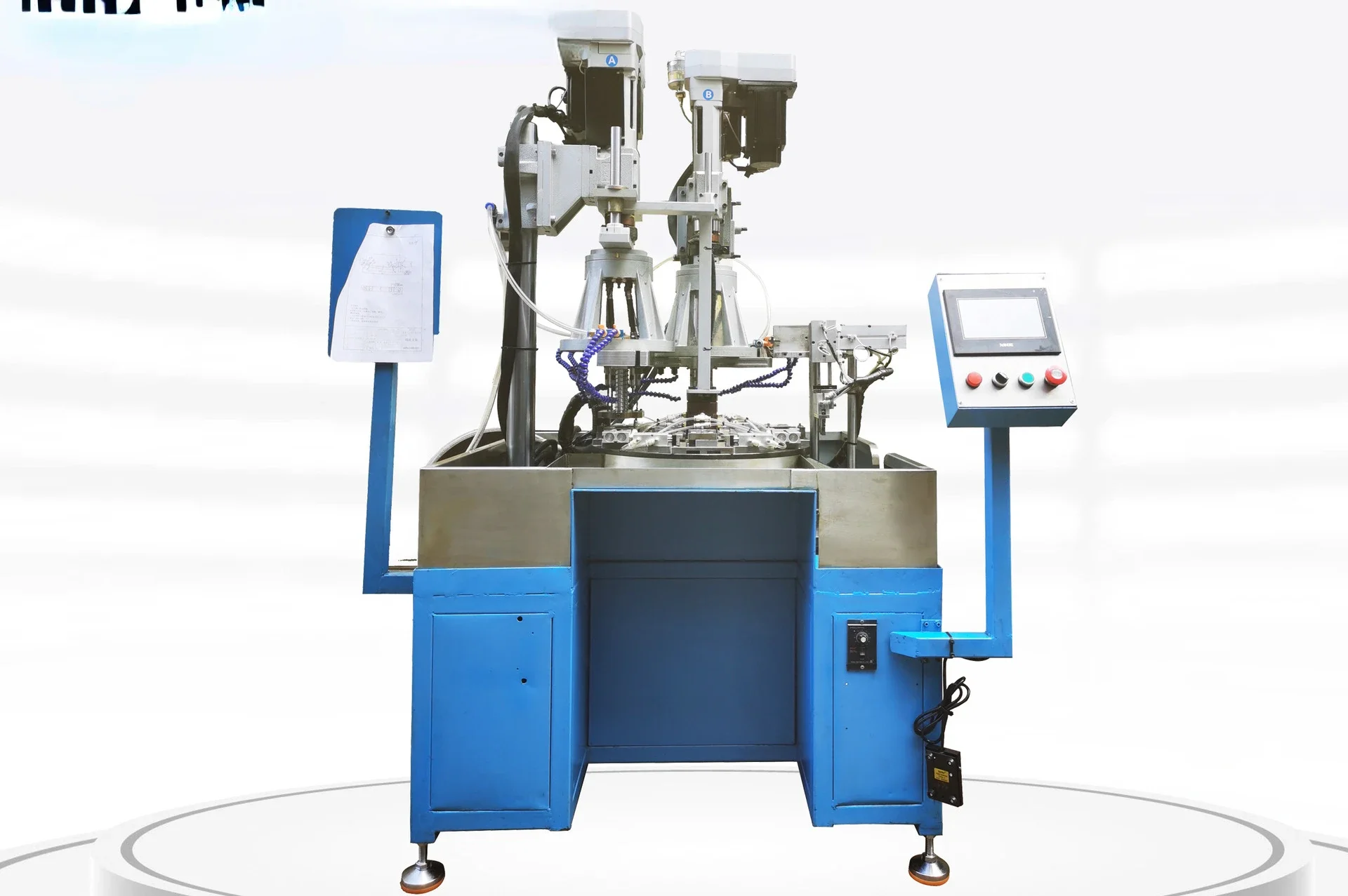 Rotary Drilling and Tapping All-in-One Machine Small Servo Semi-automatic Threading 