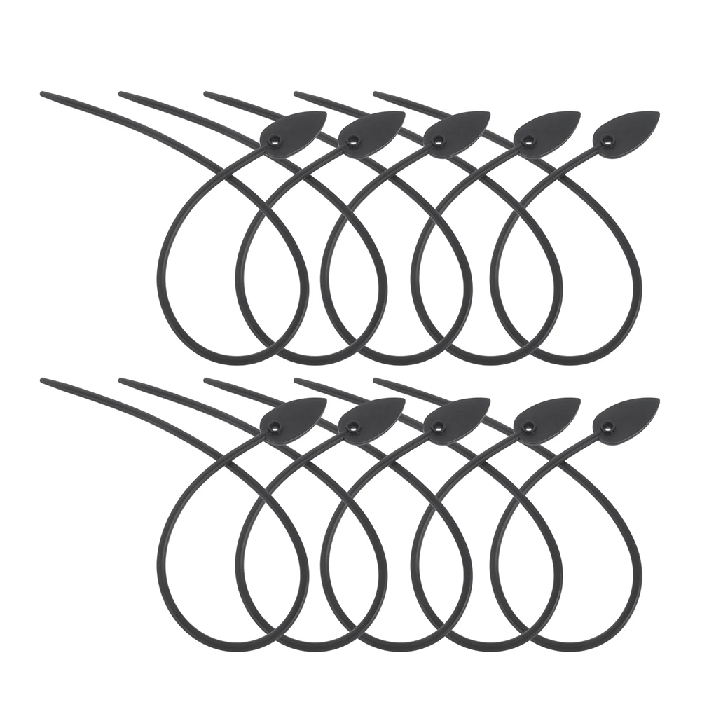 

20pcs Black Silicone Straps Gardening Flexible Plant Ties Fixing Tools Wire Vegetable Flower Leaf Bundle DIY Garden Pcs