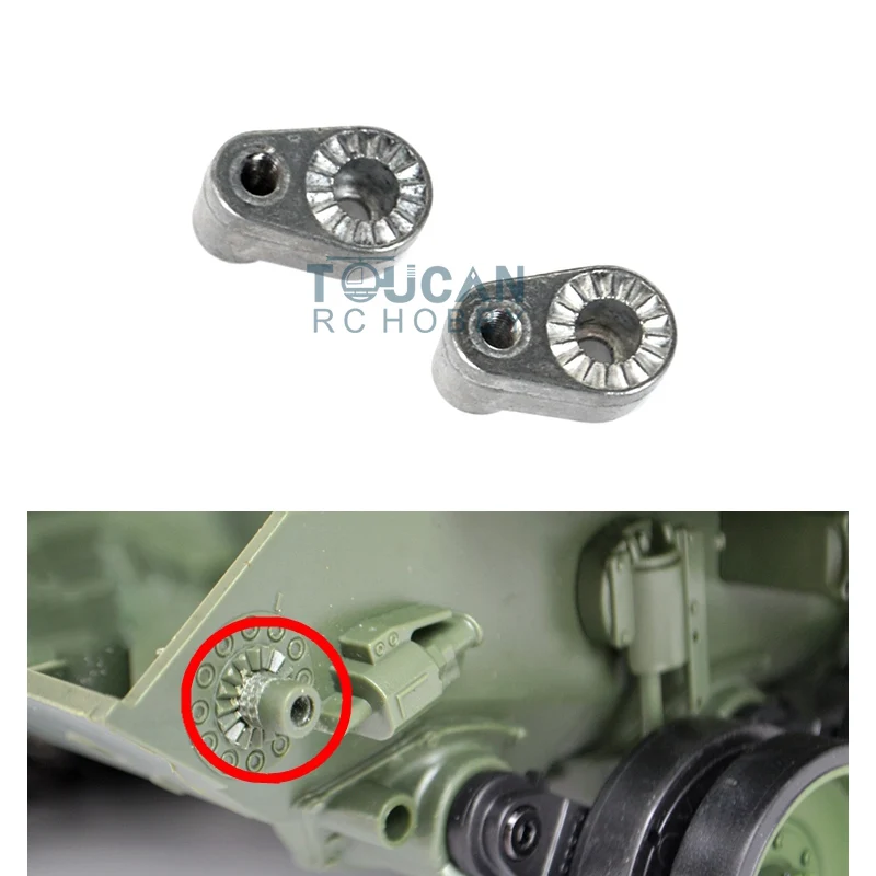 1 Pair HENG LONG Metal Tracks Adjusters For 1/16 German Leopard2 A6 RC Tank Vehicle Toy Model 3889 Spare Parts TH17224