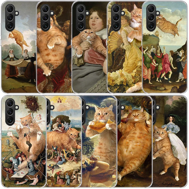 Hieronymus Bosch Art Painting Bumper Clear Phone For Samsung Galaxy A55 A35 A25 A15 A05S A04S A14 A24 A34 A54 A03S A13 A23 A33 A